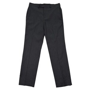 Lauren Ralph Lauren Mens 33x32 Dress Pant Charcoal Gray Stretch Trousers Stretch